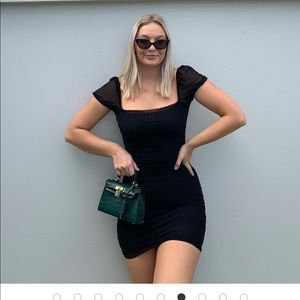 Princess Polly Charvi Black Mini Dress